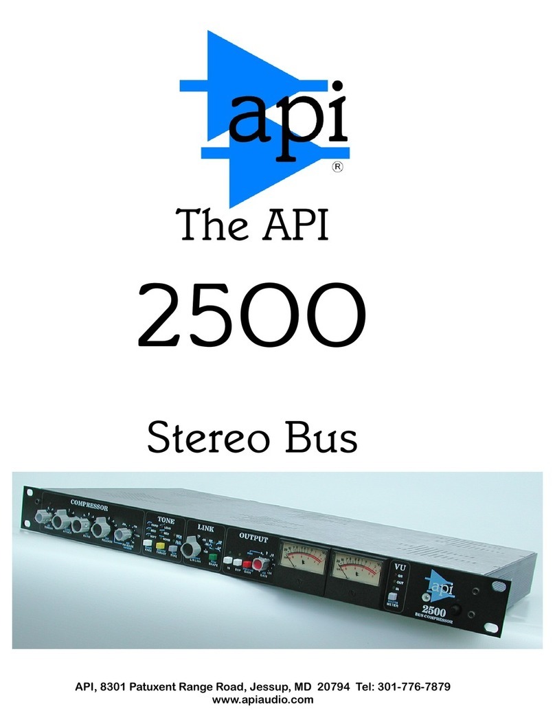 API 2500 Bedienungsanleitung