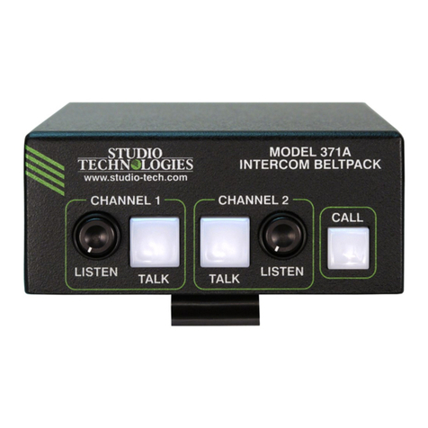 Studio Technologies 371A Bedienungsanleitung