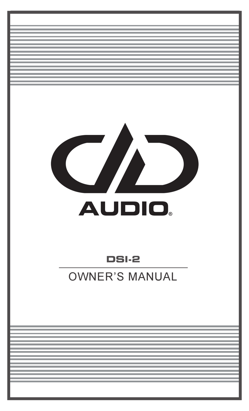 DD Audio DSI-2 Bedienungsanleitung