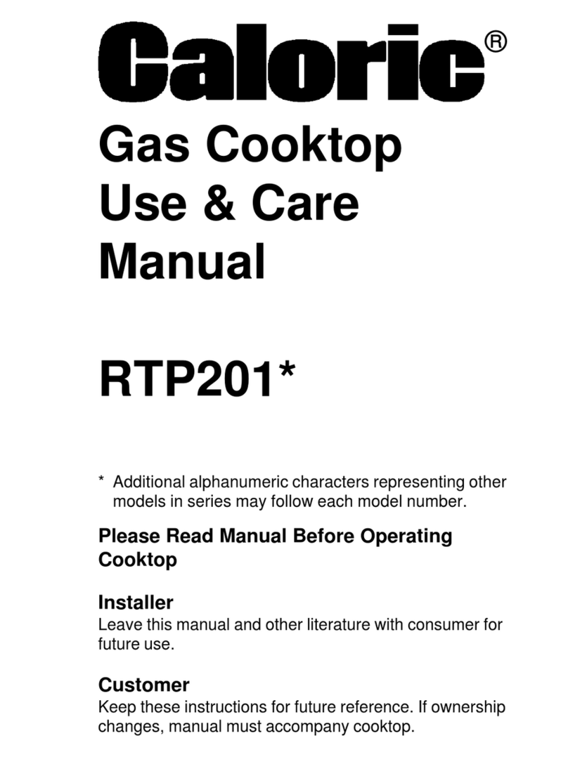 Caloric RTP201 Bedienungsanleitung