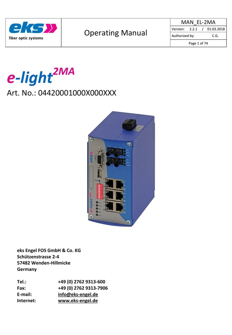 eks e-light 2MA Bedienungsanleitung