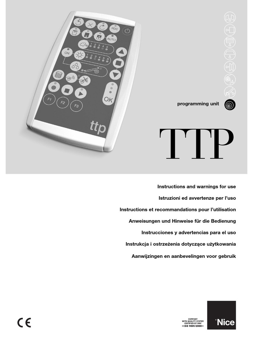 Nice TTP Produkthandbuch