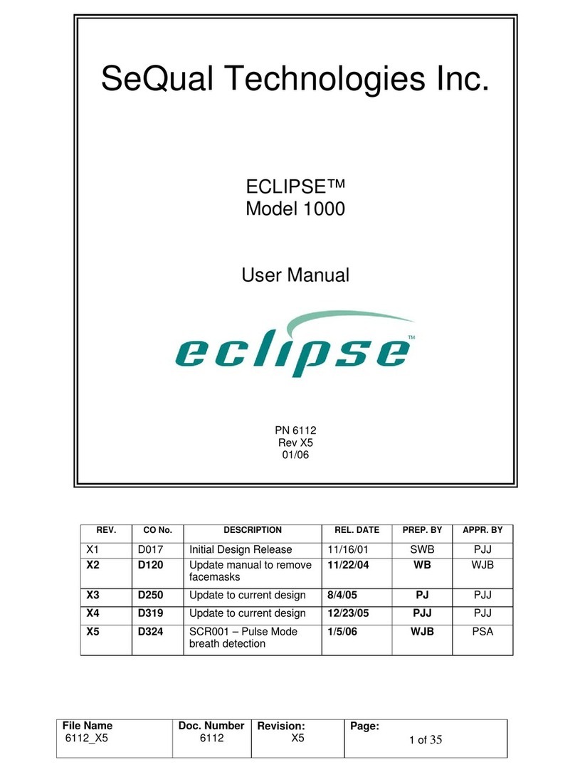 SeQual Technologies ECLIPSE 1000 Bedienungsanleitung
