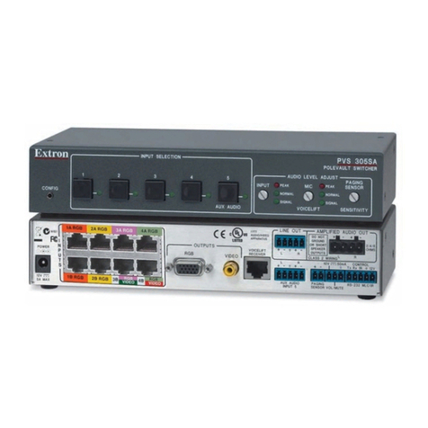 Extron electronics PoleVault PVS 305SA Bedienungsanleitung