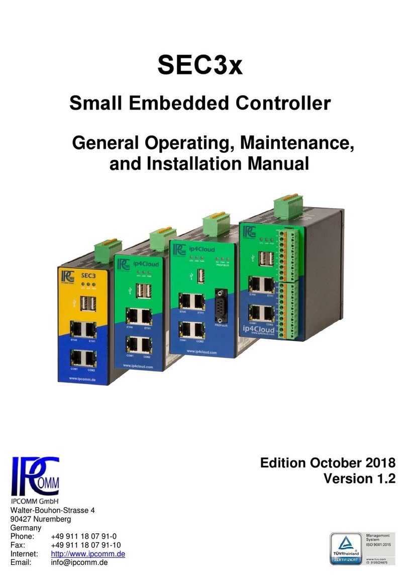 IPCOMM SEC3 Series Bedienungsanleitung