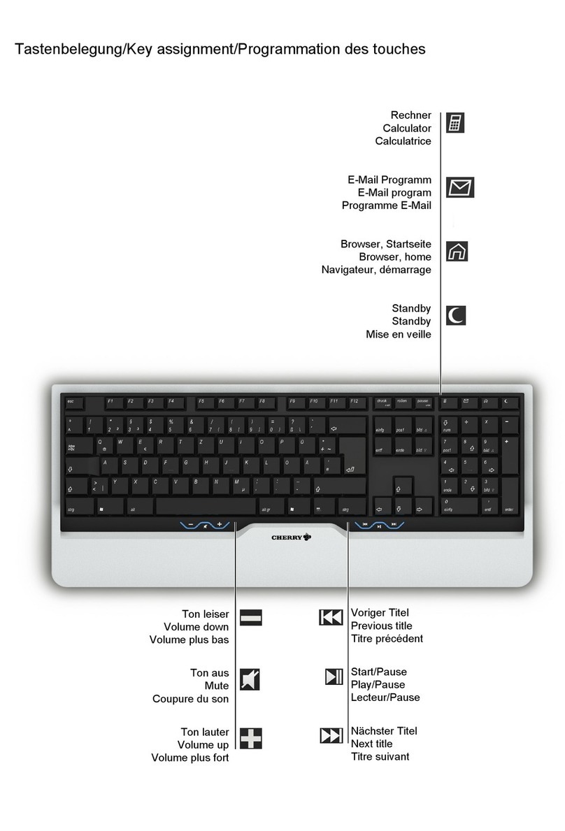Cherry eVolution MARLIN M85-25800 Bedienungsanleitung