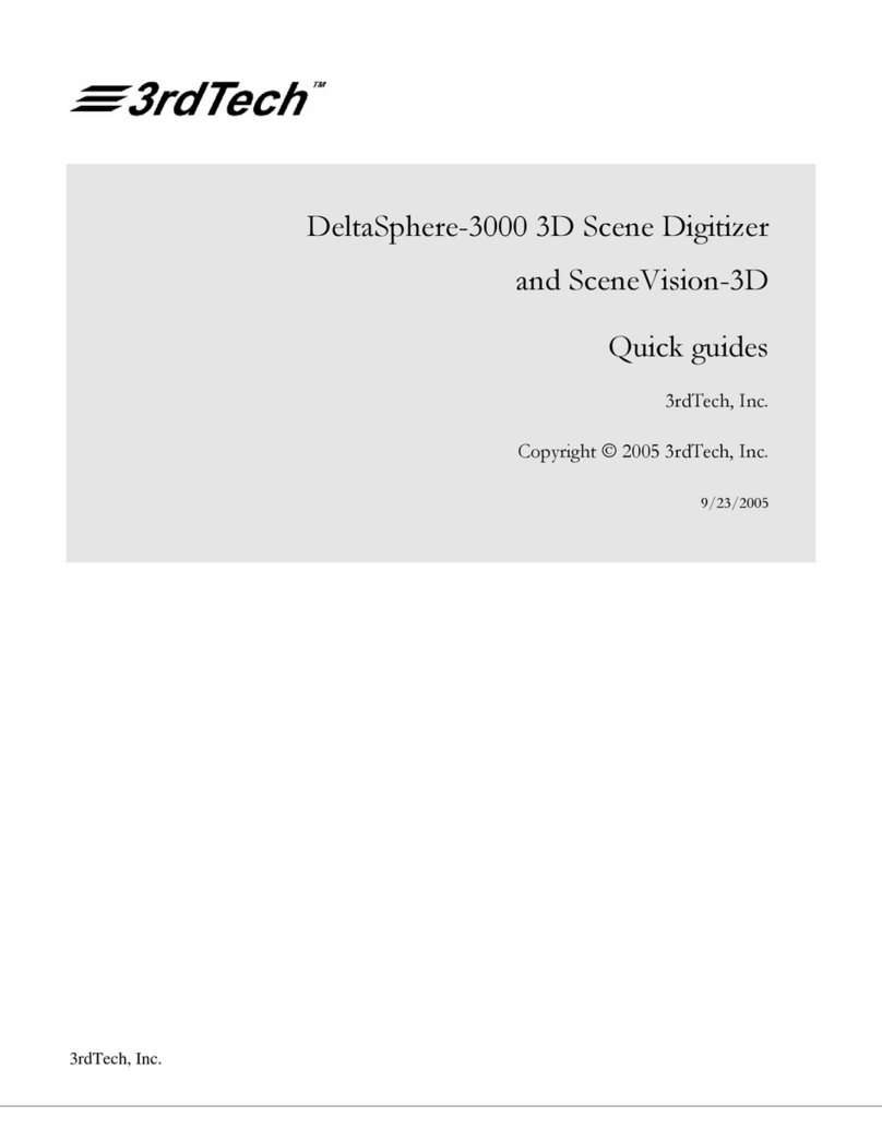 3rdTech DeltaSphere-3000 Bedienungsanleitung