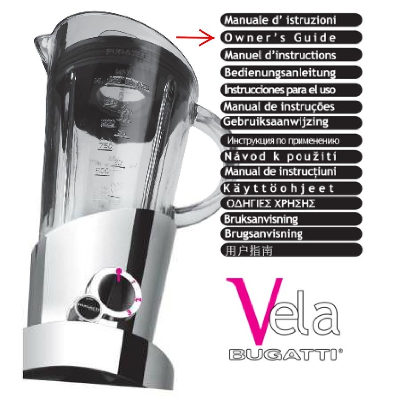 Bugatti Vela Bedienungsanleitung Bugatti Vela Bedienungsanleitung