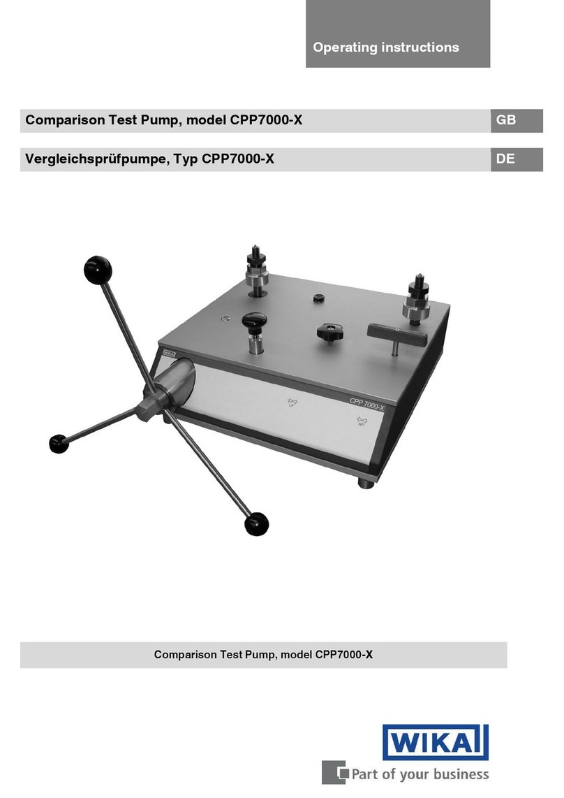 WIKA CPP 7000-X Bedienungsanleitung