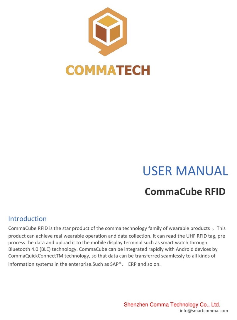 COMMATECH CommaCube RFID Bedienungsanleitung