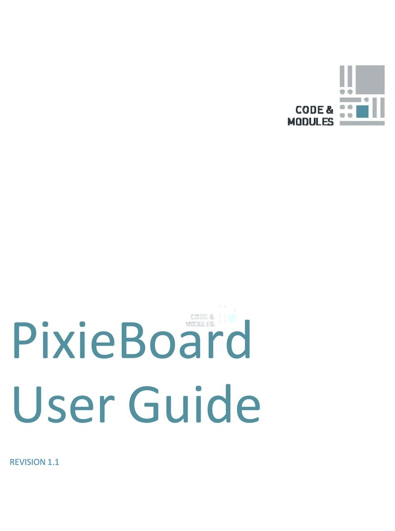 Code & Modules PixieBoard Bedienungsanleitung