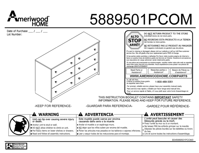 Ameriwood HOME 5889501PCOM Bedienungsanleitung
