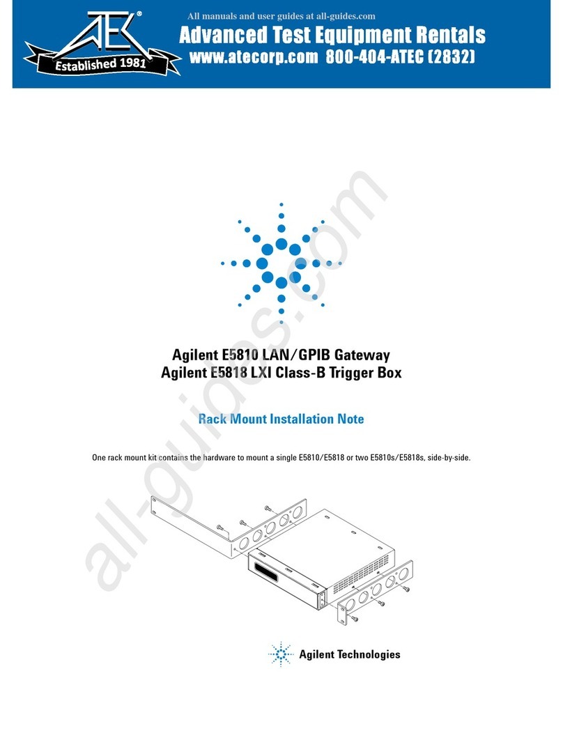 Agilent Technologies E5810 Bedienungsanleitung