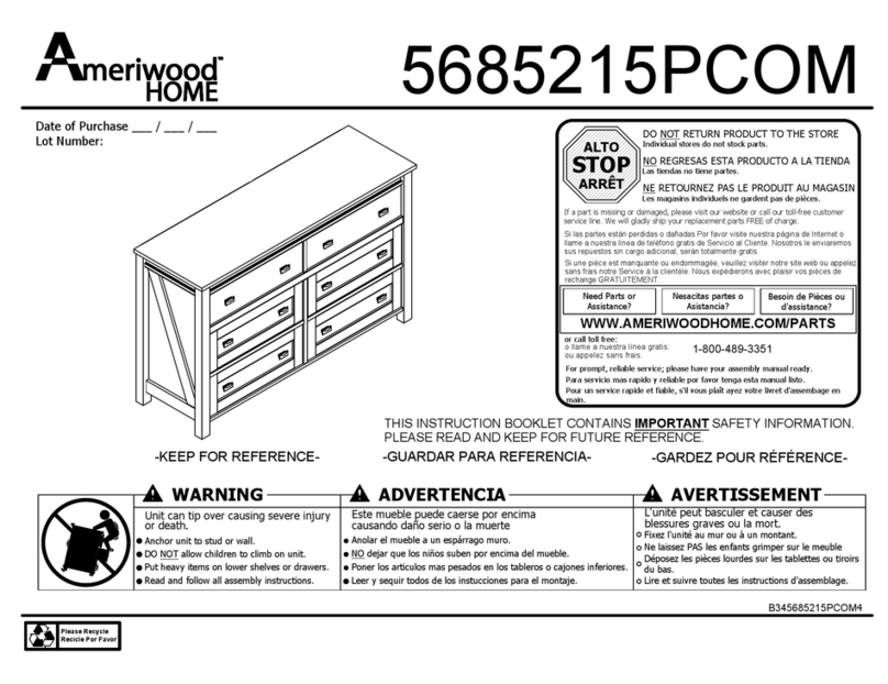 Ameriwood HOME 5685215PCOM Bedienungsanleitung