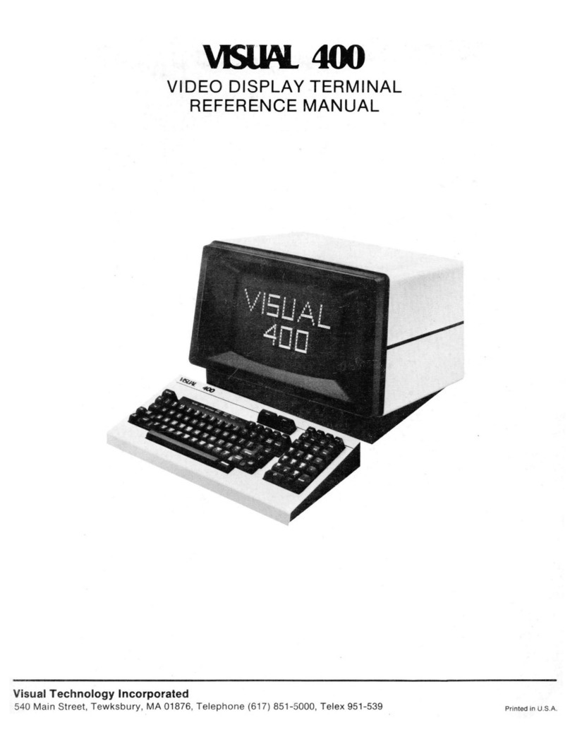 Visual Technology VISUAL 400 Bedienungsanleitung