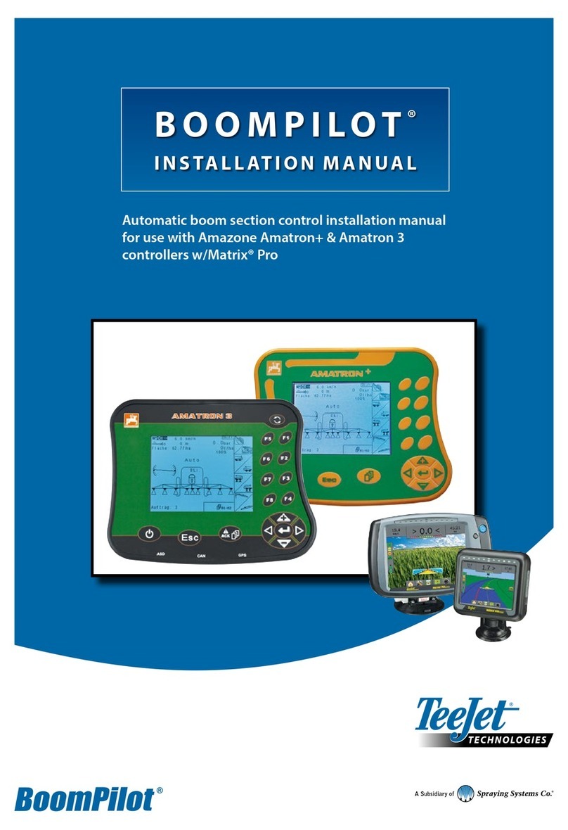 TeeJet Technologies BoomPilot Bedienungsanleitung TeeJet Technologies BoomPilot Bedienungsanleitung