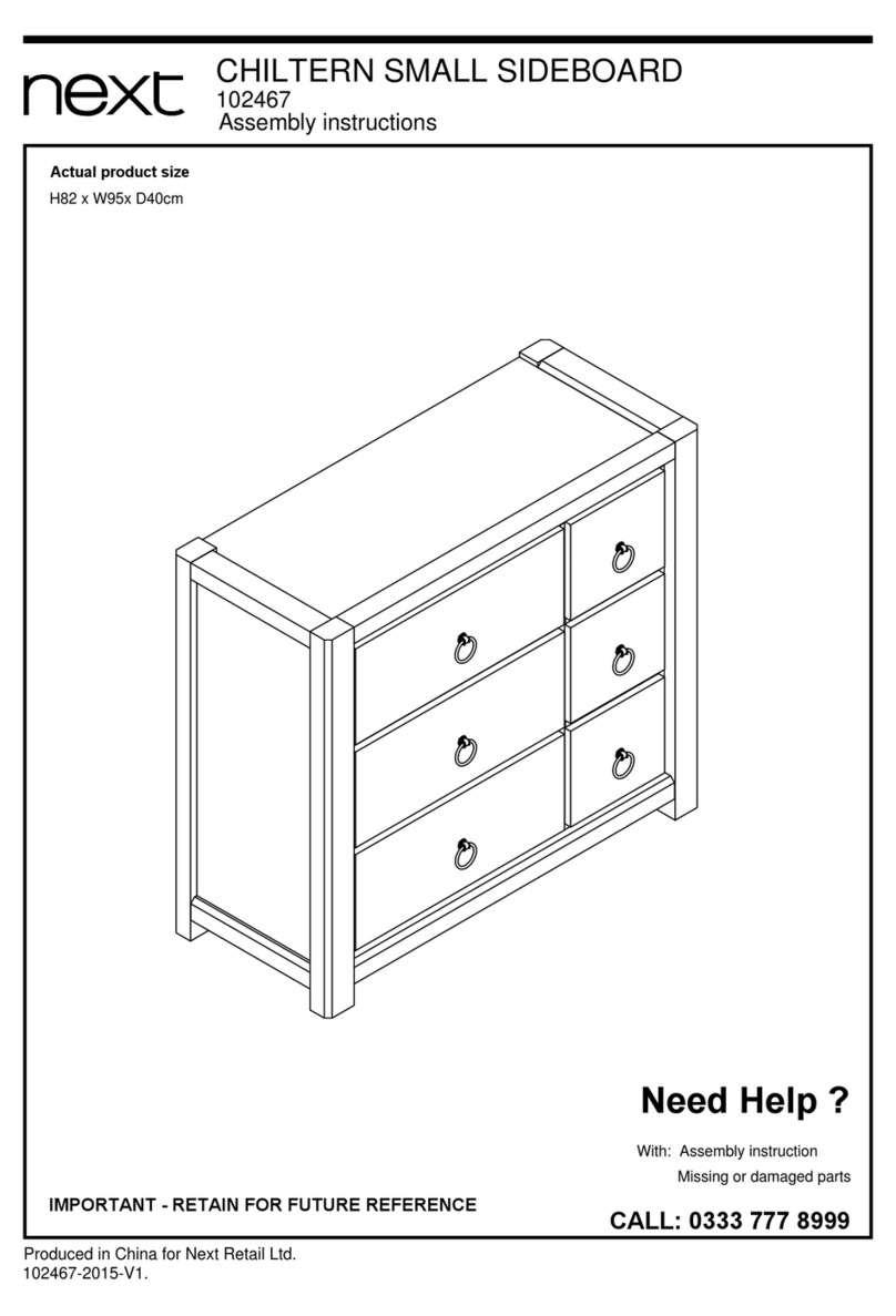 Next CHILTERN SMALL SIDEBOARD Bedienungsanleitung