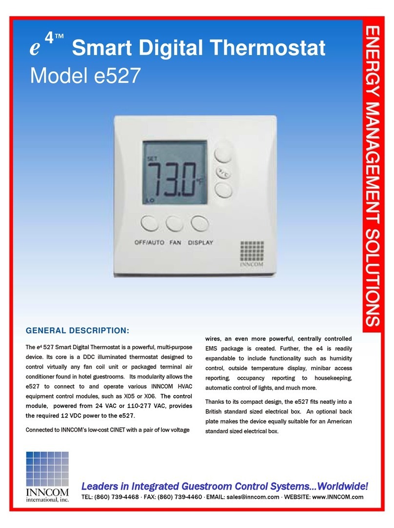 Inncom e4 Bedienungs- und Wartungsanleitung
