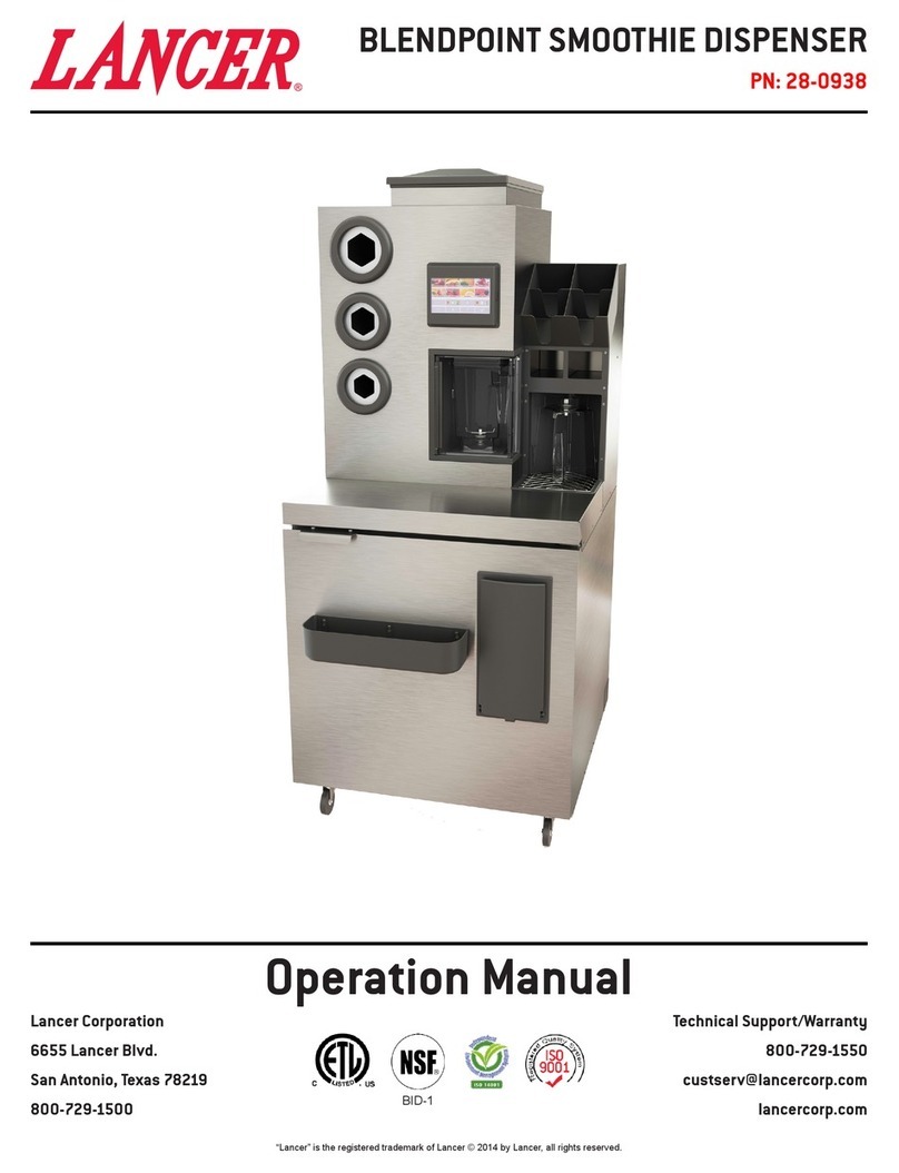 lancer BLENDPOINT Bedienungsanleitung