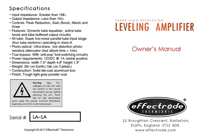 Effectrode LA-1A Bedienungsanleitung