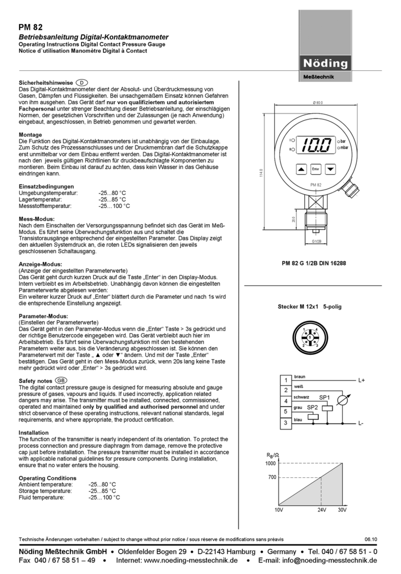 Noding PM 82 Bedienungsanleitung