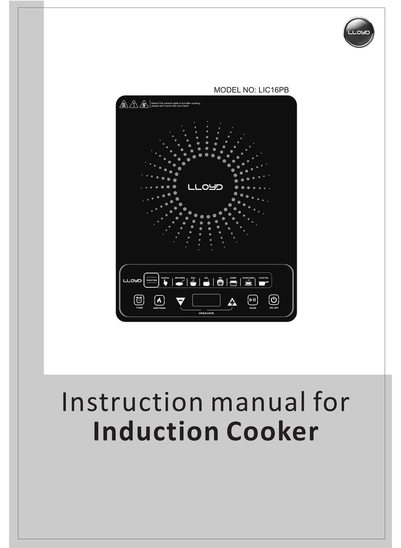 Lloyd LIC16PB Bedienungsanleitung