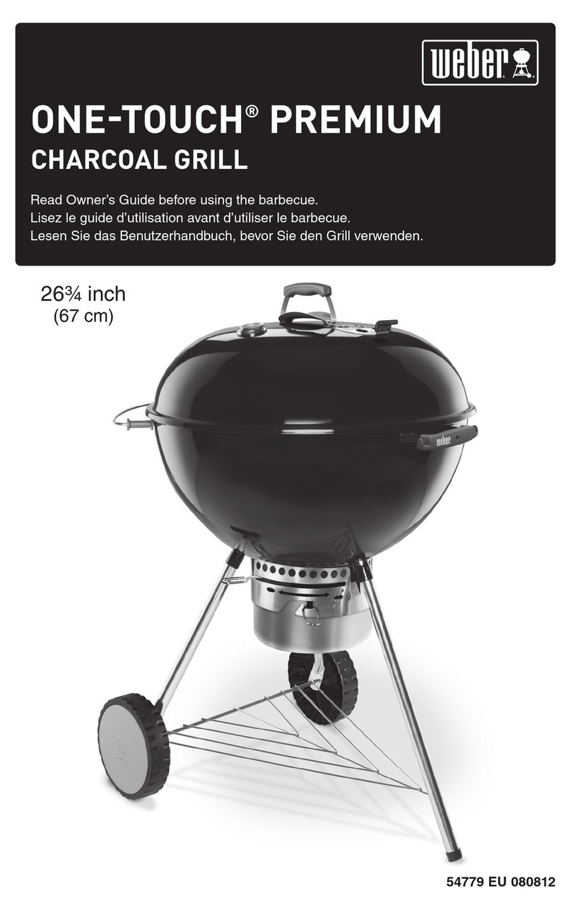 Weber one-touch premium Bedienungsanleitung Weber one-touch premium Bedienungsanleitung