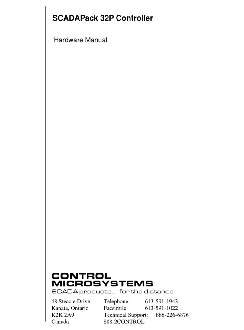 Control Microsystems SCADAPack 32P Bedienungsanleitung