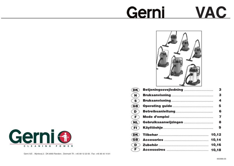 Gerni 05 Bedienungsanleitung Gerni 05 Bedienungsanleitung