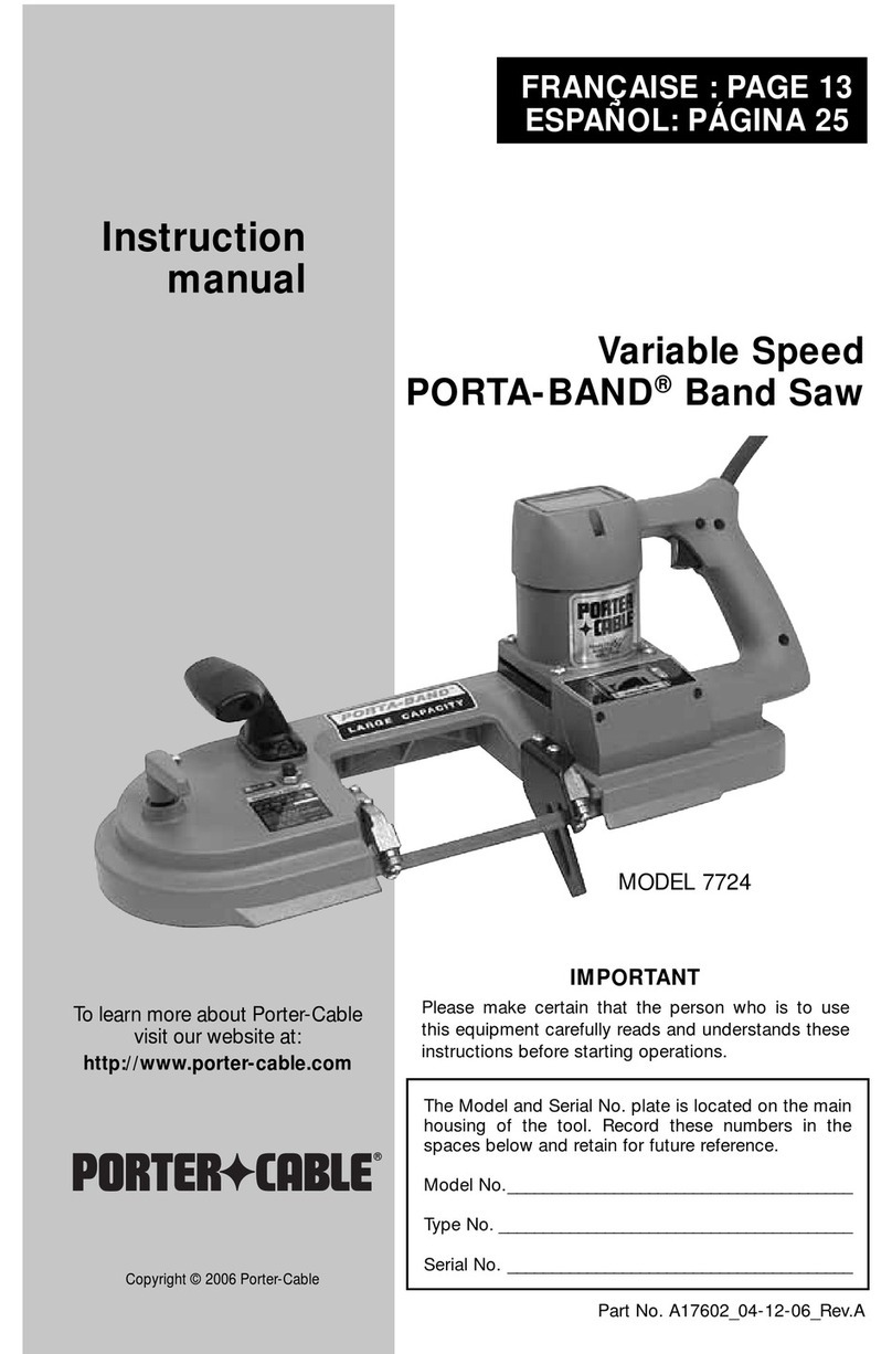 Porter-Cable 7724 Bedienungsanleitung