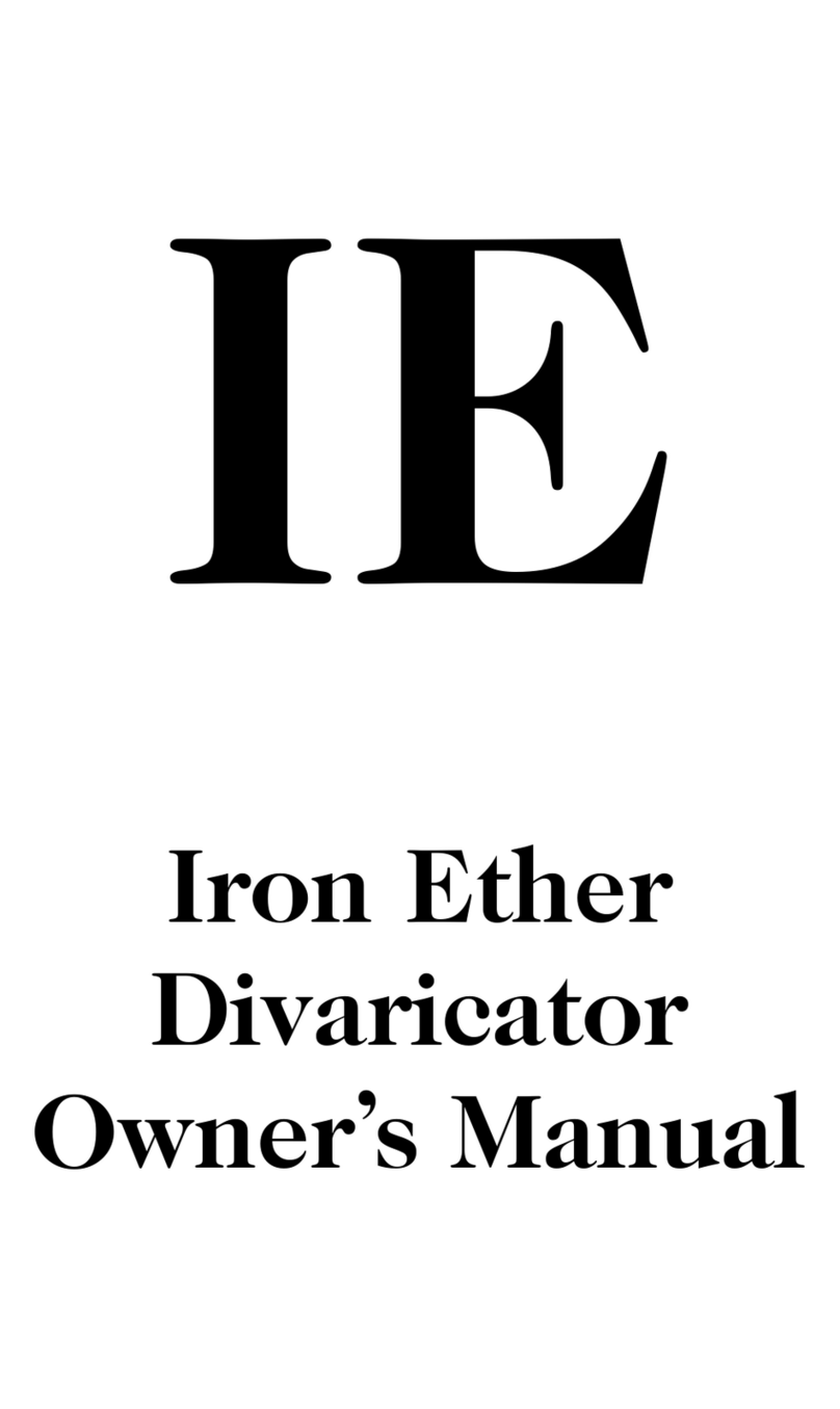 Iron Ether Divaricator Bedienungsanleitung Iron Ether Divaricator Bedienungsanleitung