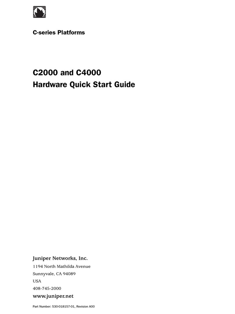 Juniper C2000 Bedienungsanleitung