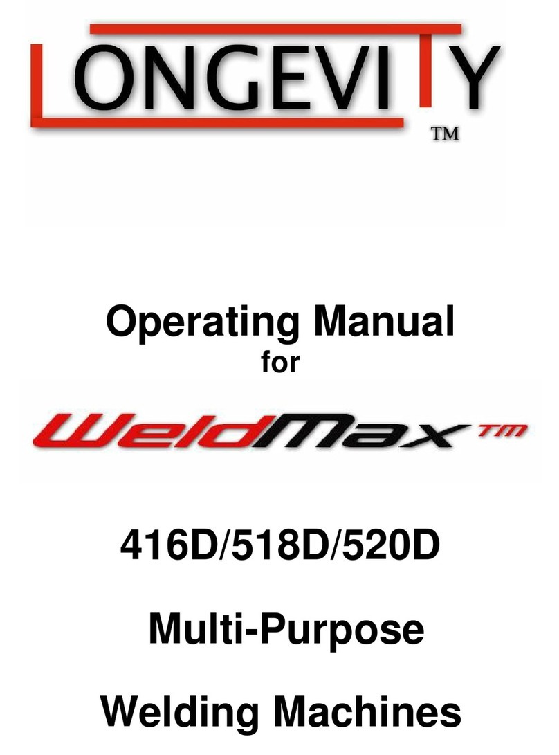 Longevity WeldMax 520D Bedienungsanleitung Longevity WeldMax 520D Bedienungsanleitung
