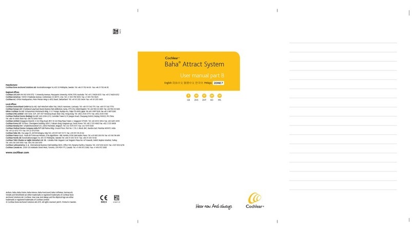Cochlear Baha Bedienungsanleitung