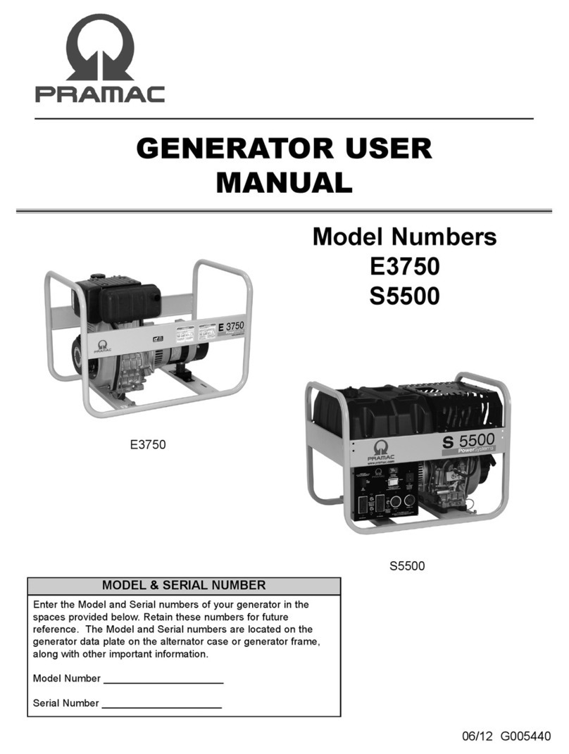 Pramac E3750 Bedienungsanleitung