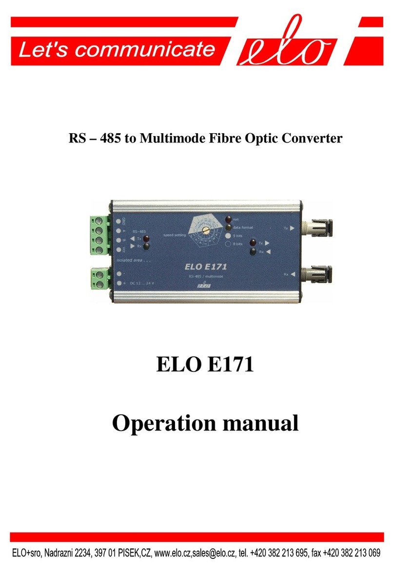 Elo TouchSystems E171 Bedienungsanleitung