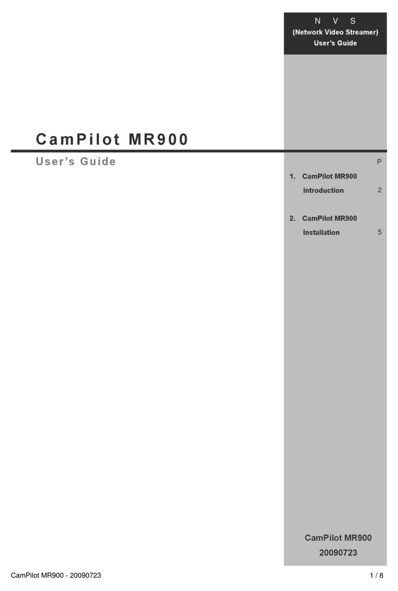 CamPilot mr900 Bedienungsanleitung