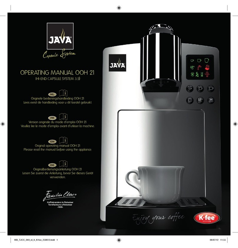 Java OOH 21 Bedienungsanleitung