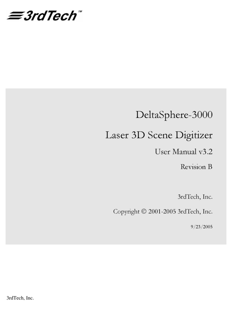 3rdTech DeltaSphere-3000 Bedienungsanleitung