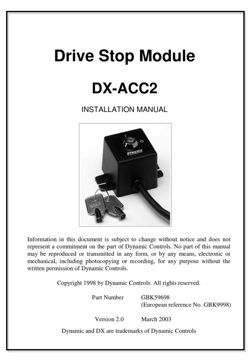 Dynamic Controls DX-ACC2 Bedienungsanleitung