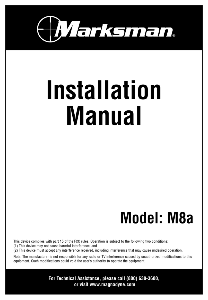 Marksman M8a Bedienungsanleitung