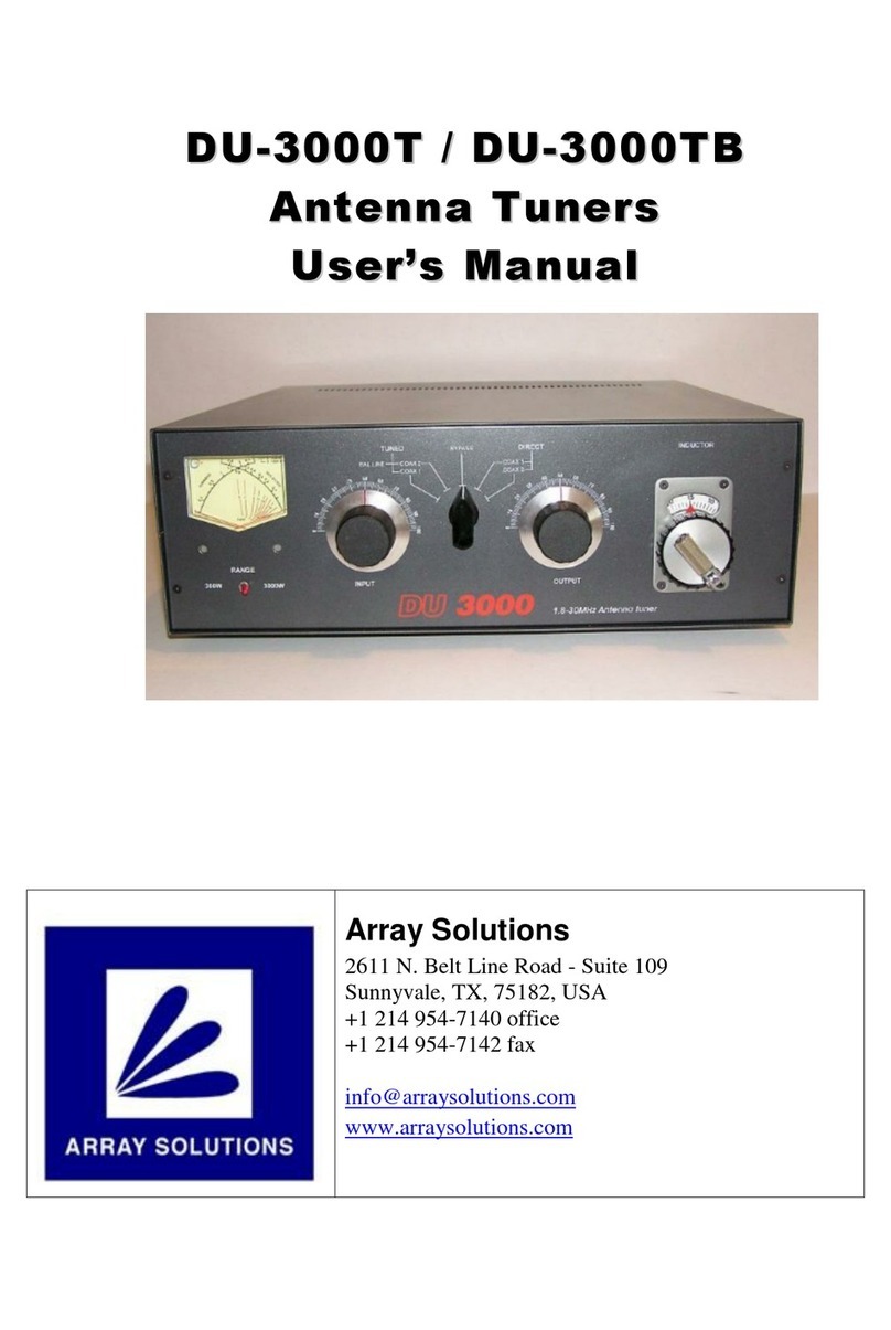 Array Solutions DU-3000T Bedienungsanleitung