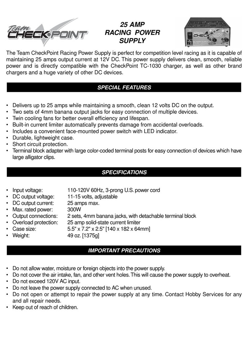 Checkpoint TCPP9000 Bedienungsanleitung Checkpoint TCPP9000 Bedienungsanleitung