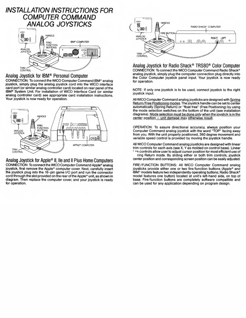 Wico Command Control Bedienungsanleitung