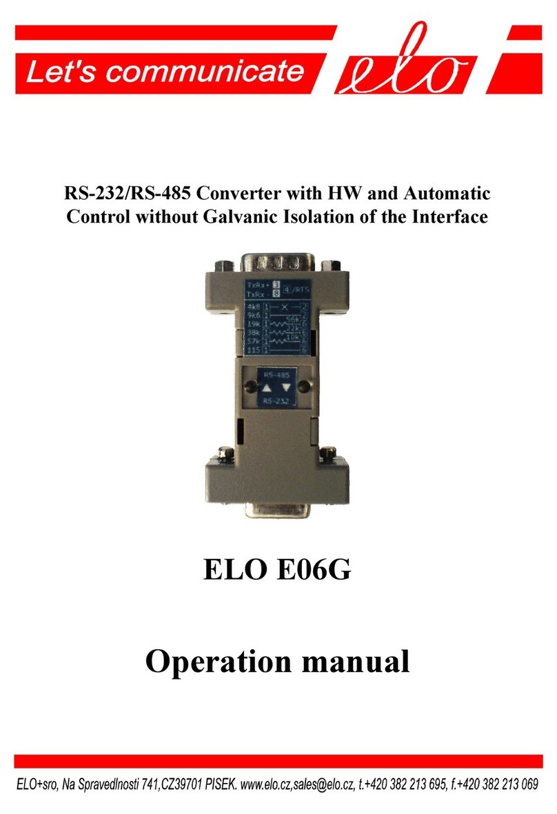 Elo TouchSystems E06G Bedienungsanleitung