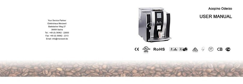 Acopino Oderzo Bedienungsanleitung