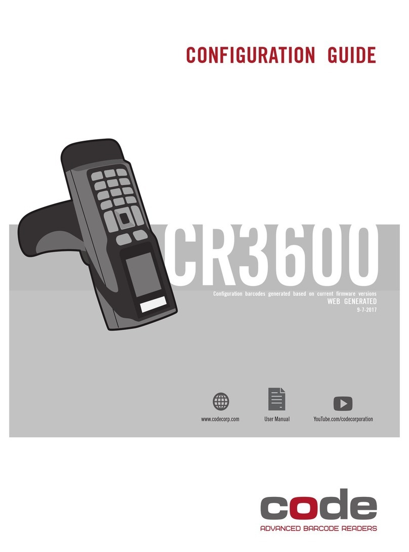 Code CR3600 Bedienungsanleitung