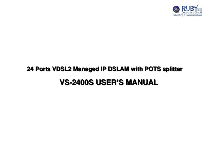 Ruby Tech VS-2400S Bedienungsanleitung