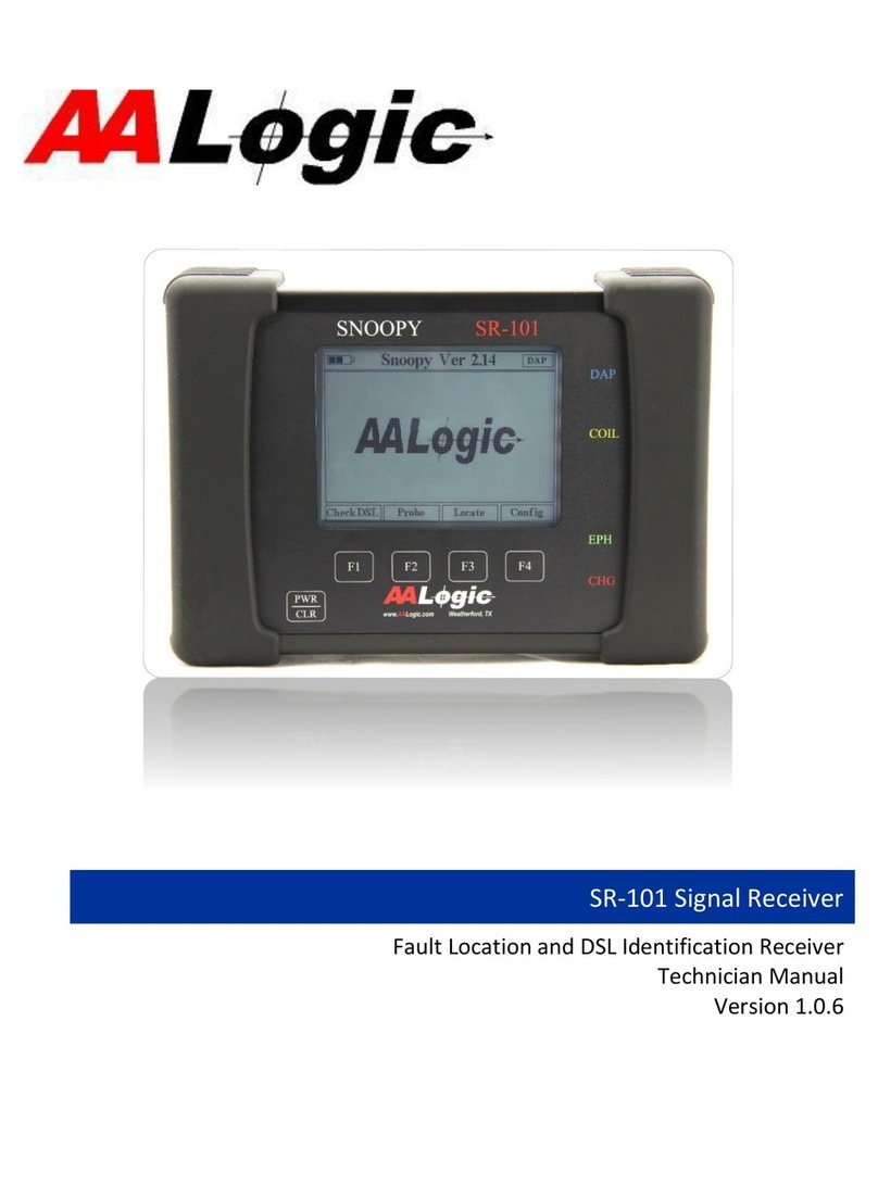 AALogic SR-101 Bedienungsanleitung AALogic SR-101 Bedienungsanleitung