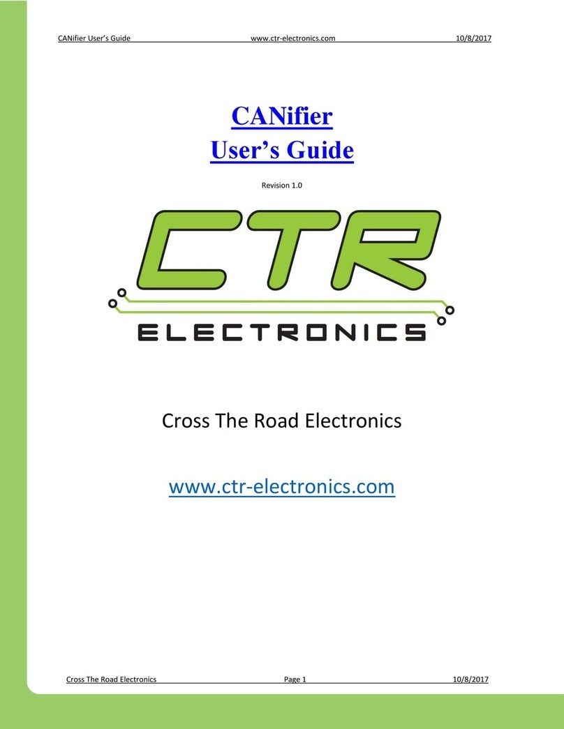 CTR Electronics CANifier Bedienungsanleitung